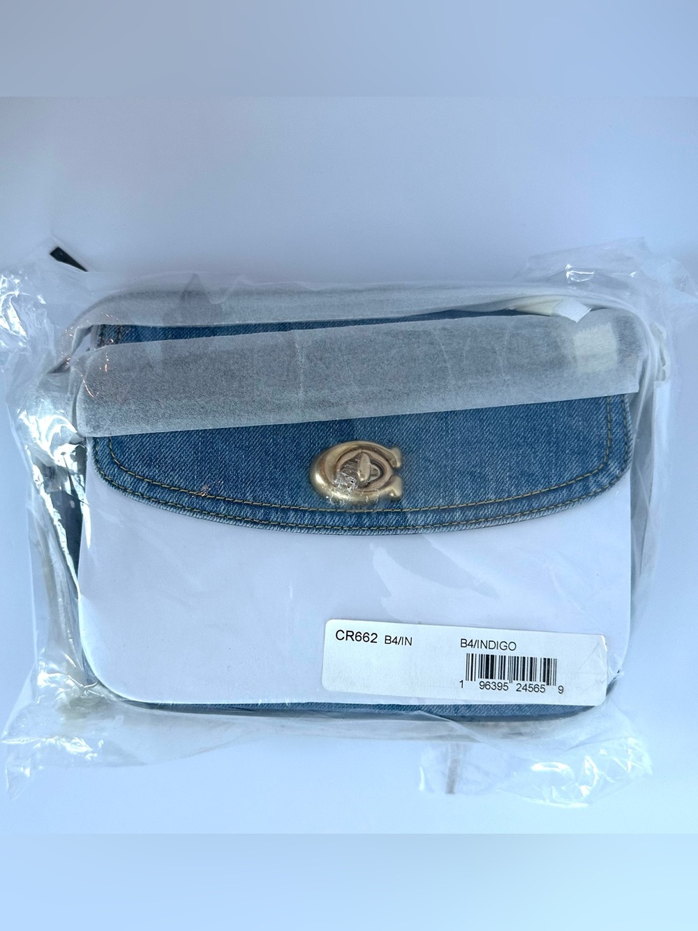 Authentic COACH Cassie 19 Crossbody in Indigo Denim CR662 | NWT - Picture 2 of 14